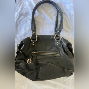 Etienne Aigner Leather Purse - Black